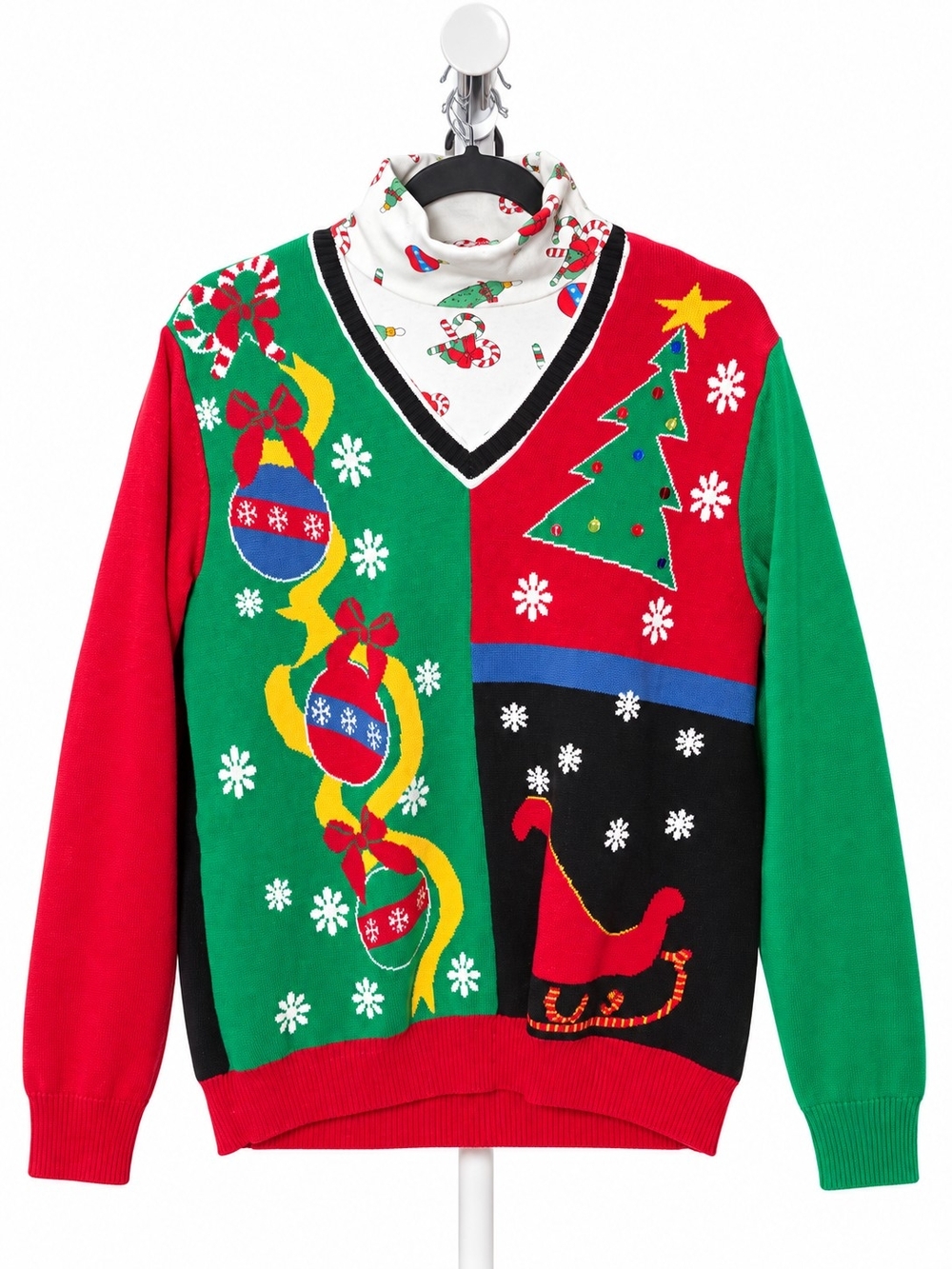 American Rag Vintage Inspired Turtle Neck Ugly Christmas Sweater